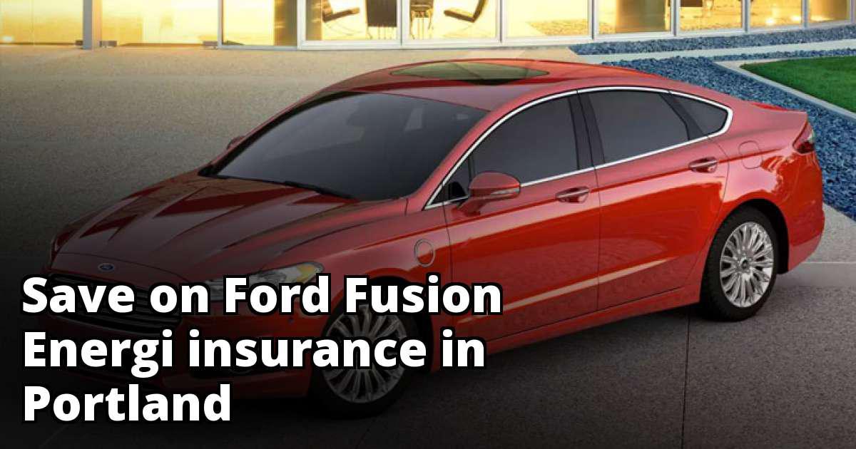 Ford Fusion Energi Car Insurance